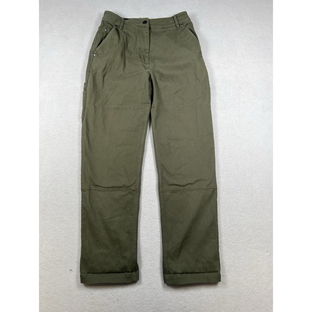 Wildfang The Essential Work Pant Small Olive Green Womens Utility